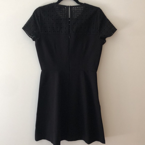 J. Crew black lace short sleeve midi dress - Picture 10 of 10